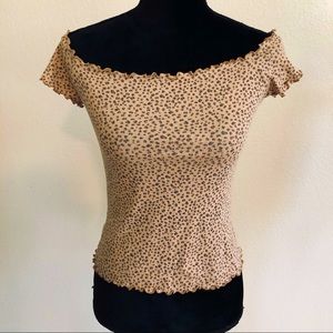 Hollister Leopard Top